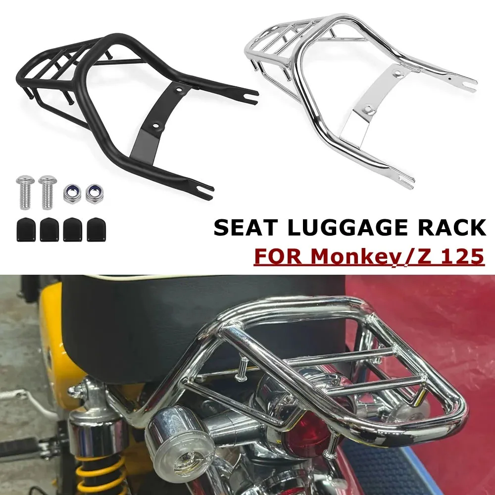 

For Honda Monkey 125 Z125 Z 125 2018-2024 2023 Motorcycle Rear Seat Luggage Rack Cargo Support Holder Bracket Cargo Tail Rack