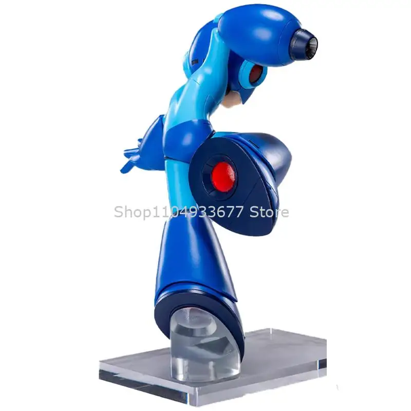 Anime rockman luminasta cerca de 19cm em estoque original genuíno figura modelo coletor estatueta brinquedos desktop ornamento presente boneca