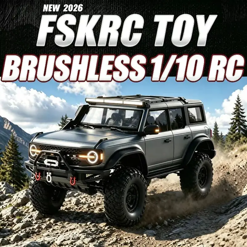 【In Stock】New R1001 Upgraded Version Dumbo 1:10 Series Remote Control Car Full Scale 4wd Brushless  With Winch Model Car Toys