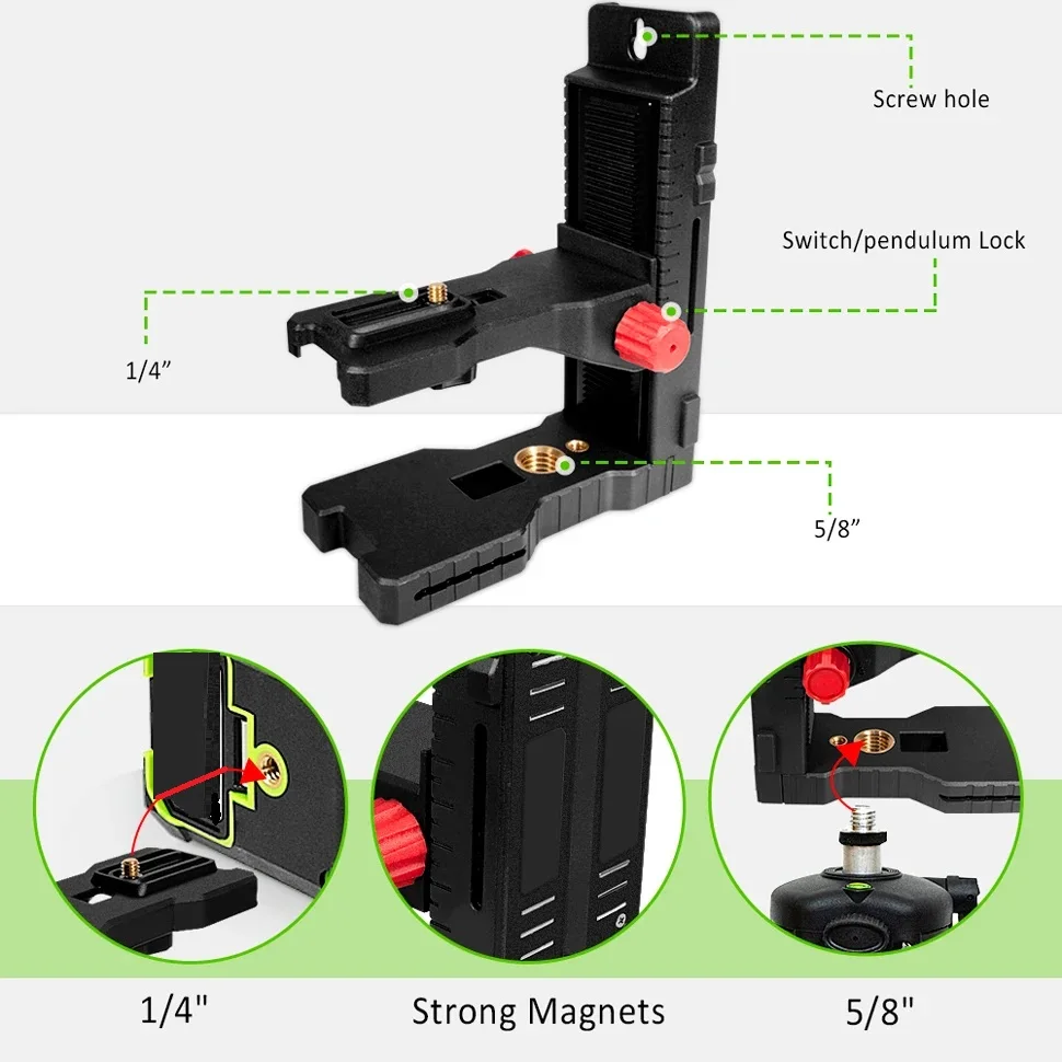 Laser level bracket