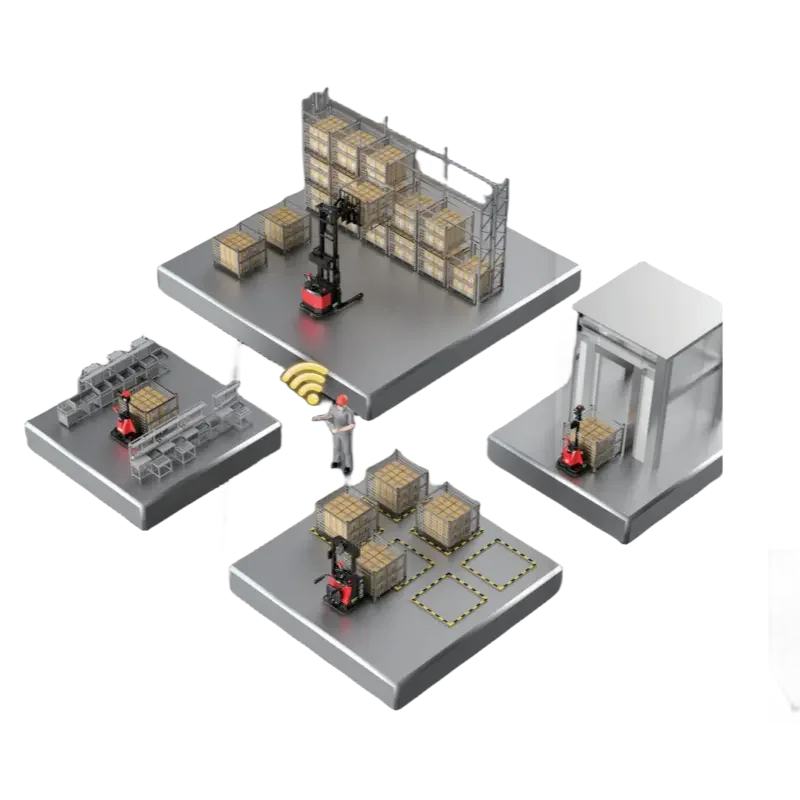 Mapping Slam Lidar Robot Transportation Smart Warehouse Customized Automation Mobile Robot Amr Robot AGV Forklift