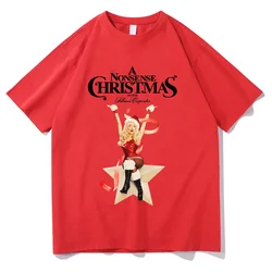 A Nonsense Christmas with Sabrina Carpenter Tshirt New Fashion Women T-shirt Long Sleeve Cotton Tees Unisex Oversized Top Casual