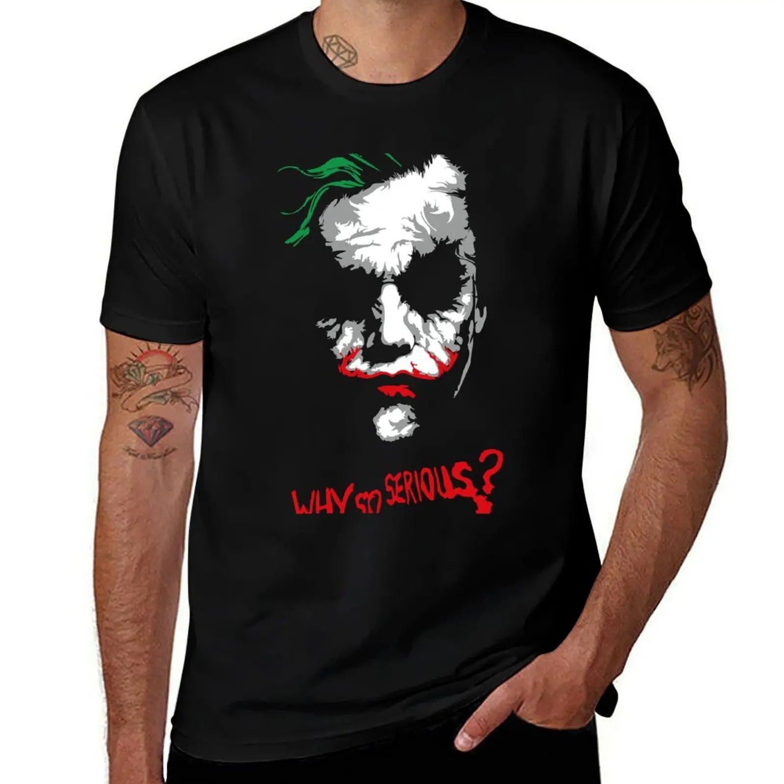 

Why so Serious... Guasón T-Shirt funny costumes Blouse shirts graphic new gifts and t-shirts mens t shirts top quality