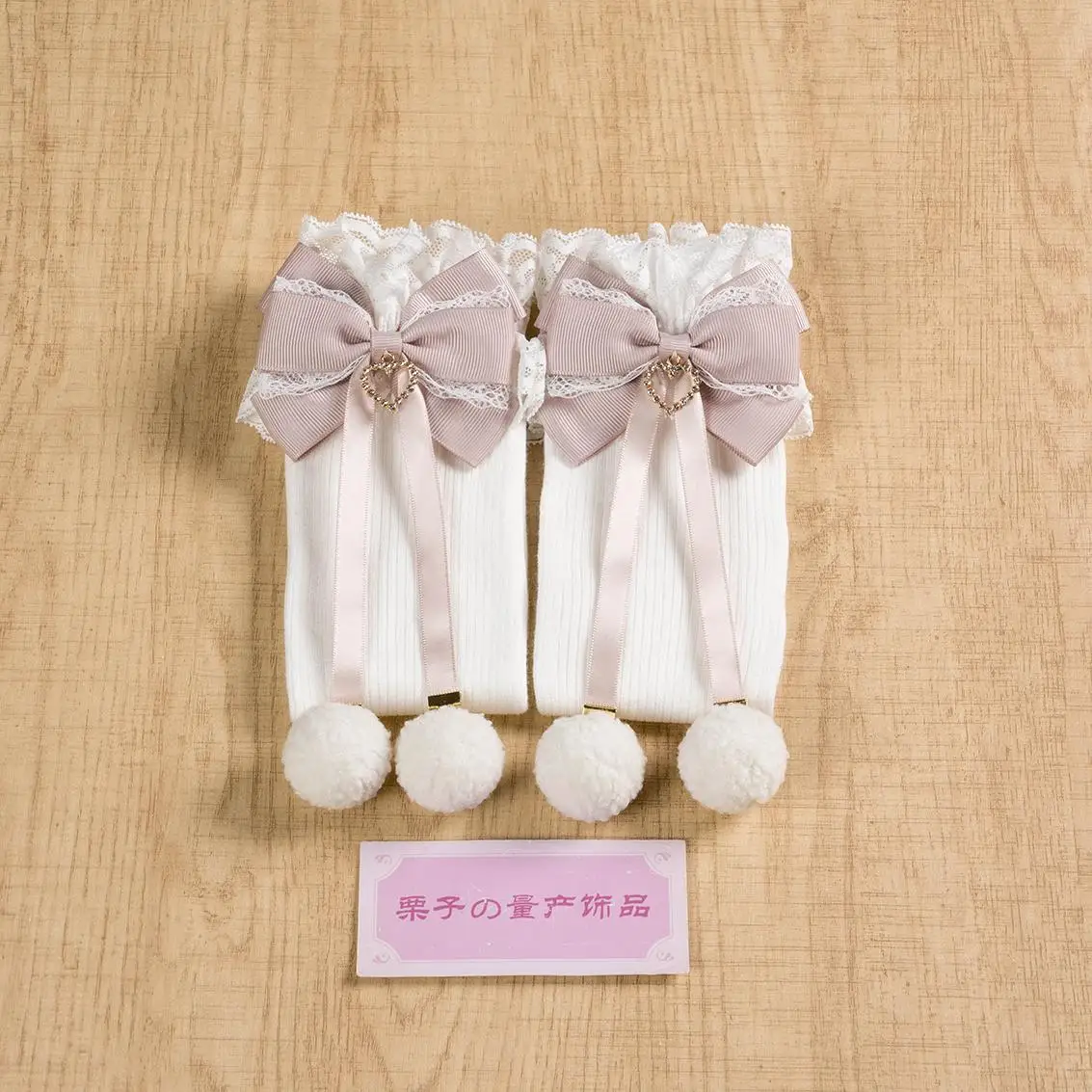 ロリータレースニーハイソックスJKボウノットコットンロングソックス女性スイートキュートカワイイガールプリンセス原宿ファッションガールズギフト