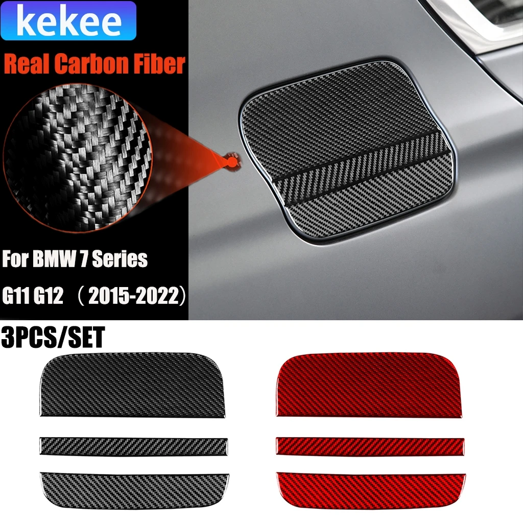 

Автомобильные аксессуары из углеродного волокна, крышка топливного газа, модифицированная внешняя накладка, мягкая наклейка для BMW 7 серии G11 G12 2015-2022