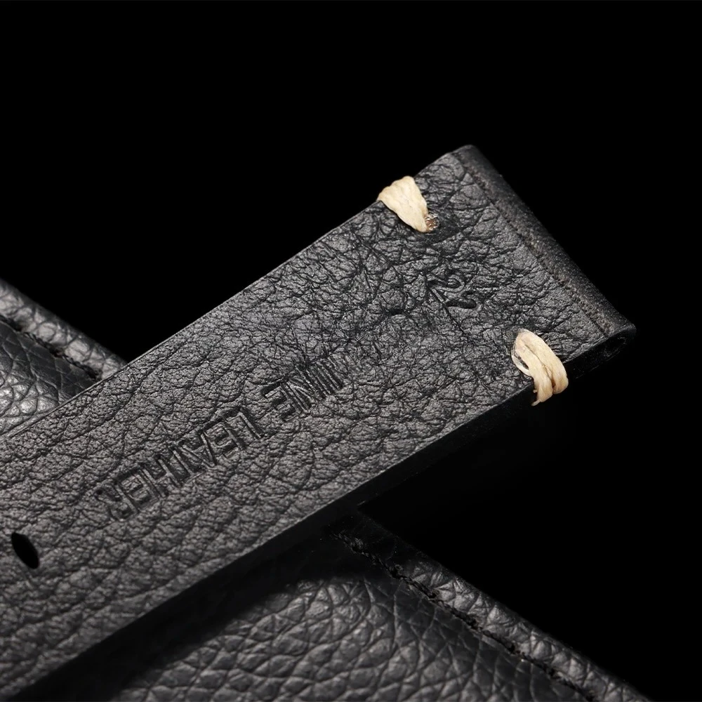 18/20/22 مللي متر العالمي حقيقية جلد البقر حزام (استيك) ساعة مشبك معدني Vintage الأشرطة الرجال النساء تنفس سوار حزام اكسسوارات 2026 #3