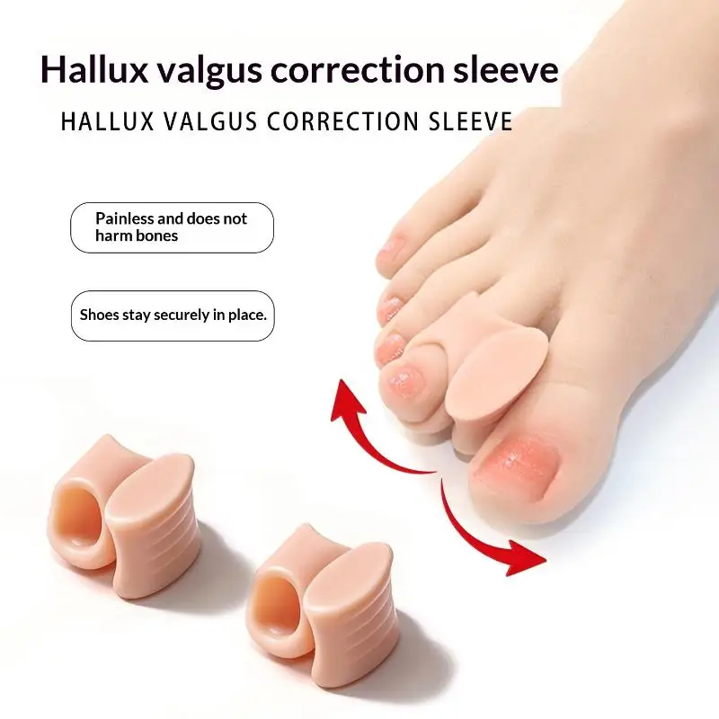 Komfortorientierte Silikon-Gel-Hallux-Valgus-Korrektoren für Tägliche Aktivitäten, Ideal zur Schmerzreduktion und -linderung – Detail 2