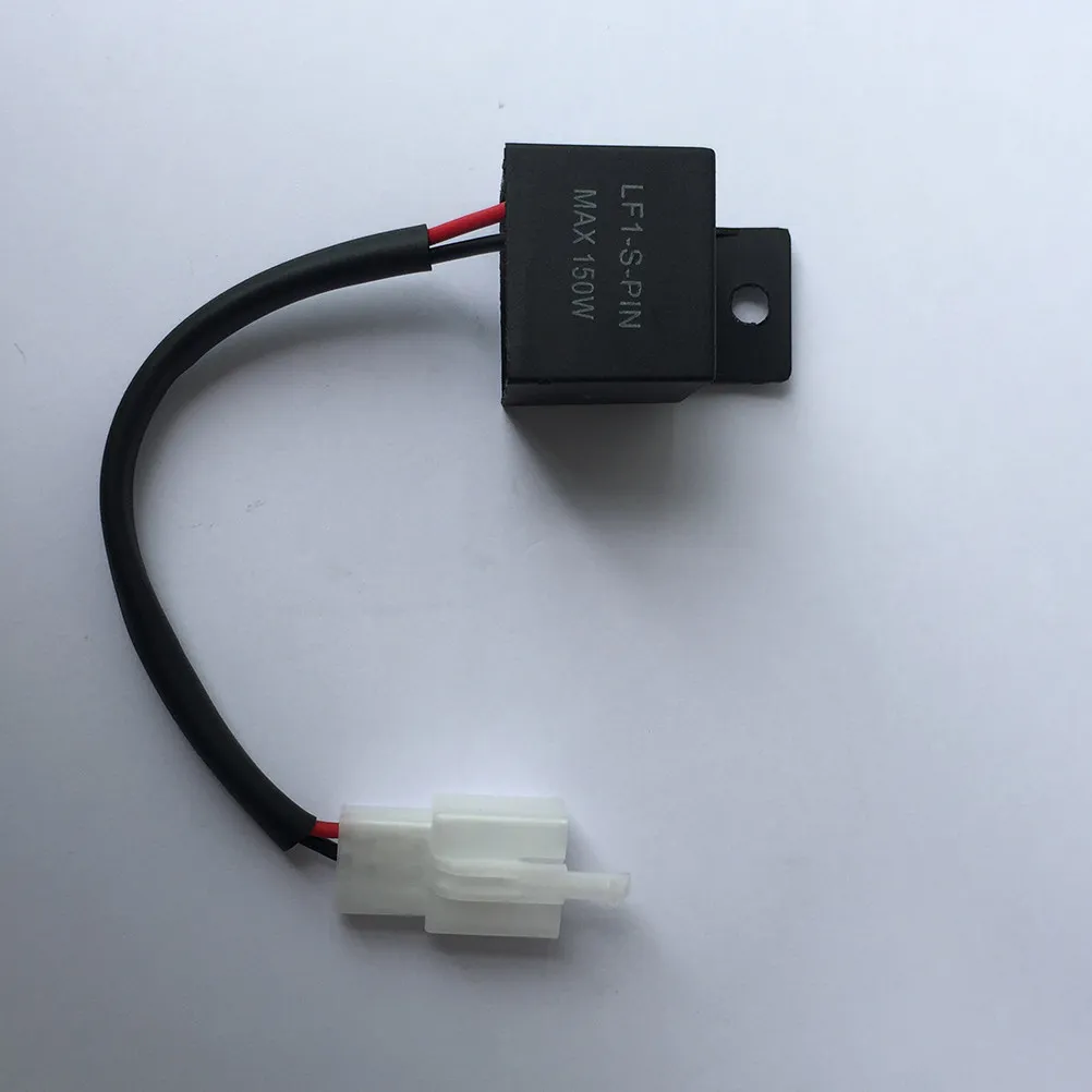 

Waterproof 150W 12Vdc Flash Relay LED Lamp Flasher Motorcycle Turn Signal Rate Control Universal Black LED Lamp Flasher