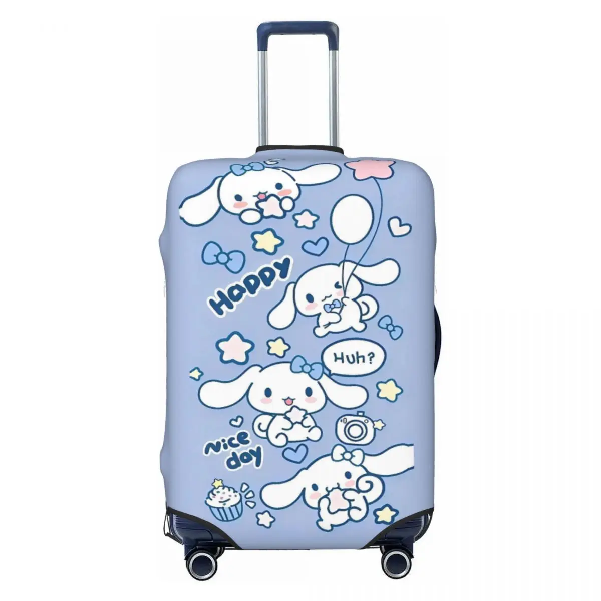 

Cinnamon Curl Cinnamoroll Kawaii Suitcase Cover Business Protection Holiday Fun Luggage Supplies