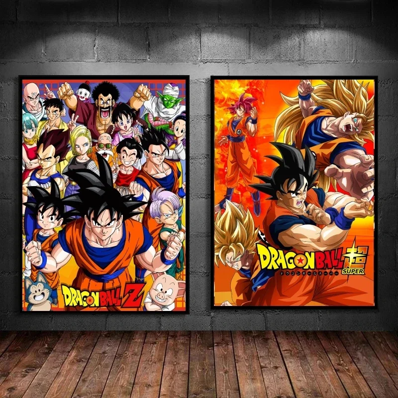 

Print On Canvas Poster Dragon Ball Kakarot Modular Prints Classic Comic Pictures Wall Stickers Birthday Gifts Decorative Classic