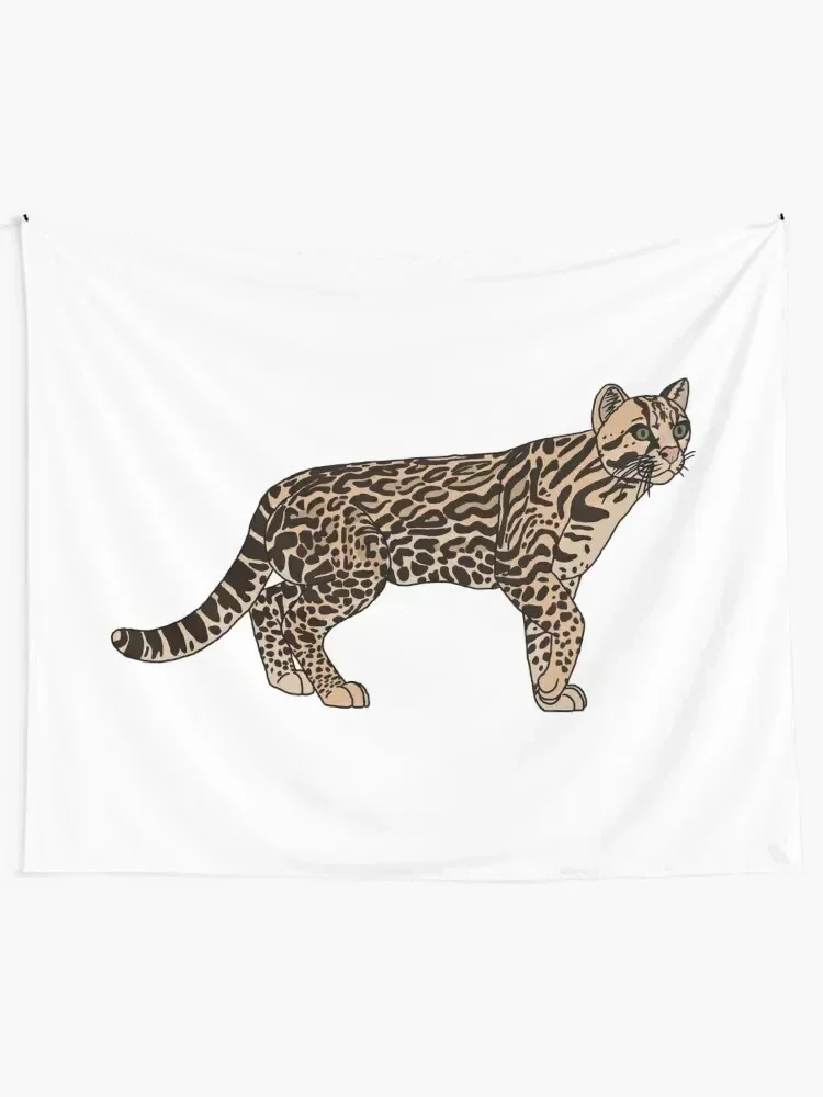 Ocelot Tapestry Nordic Home Decor Room Decorations Aesthetic Decoration For Rooms Bathroom Decor Tapestry