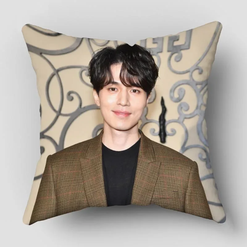 Korean Actor Lee Dong Wook Pillow Case High Quality Satin Fabric Pillowcase Decorative Pillow Cover Wedding Decorative 0414