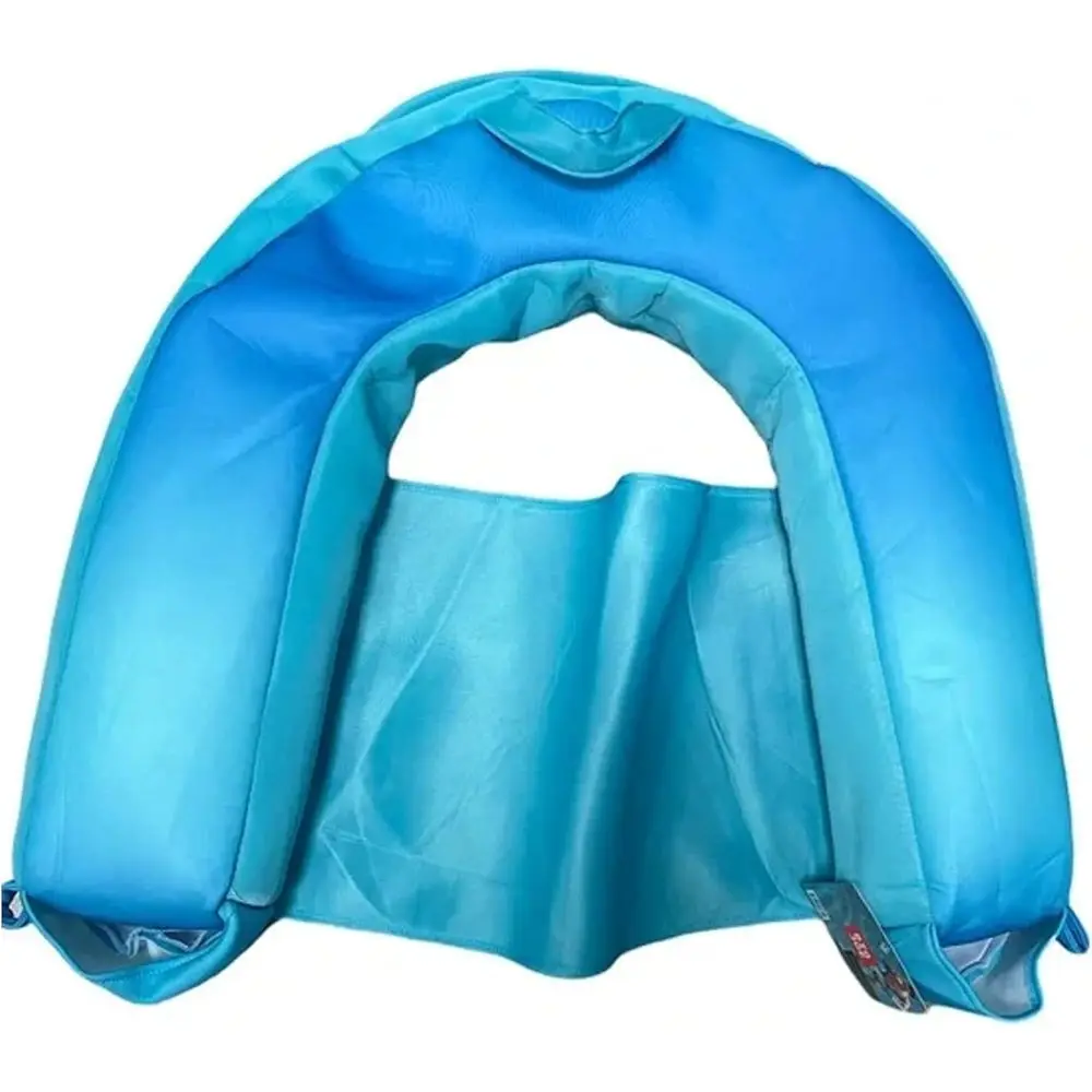 

Aqua Green & Blue Floating Pool Noodle Chair with Cup Holder