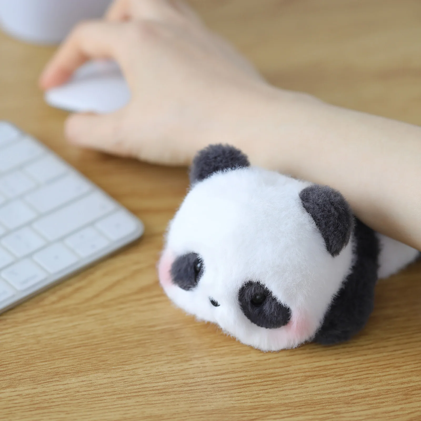 52TOYS Panda Roll Shoulder Plush Toy, Panda Gift for Panda Fans, Cute Figures, Collectible Toy