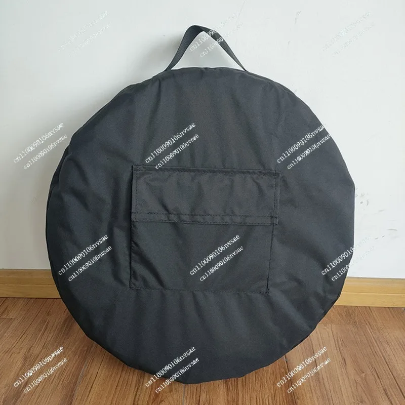 حقيبة فسيفساء سوداء محمولة قابلة للطي على شكل زهرة برعم فليب مائي #2