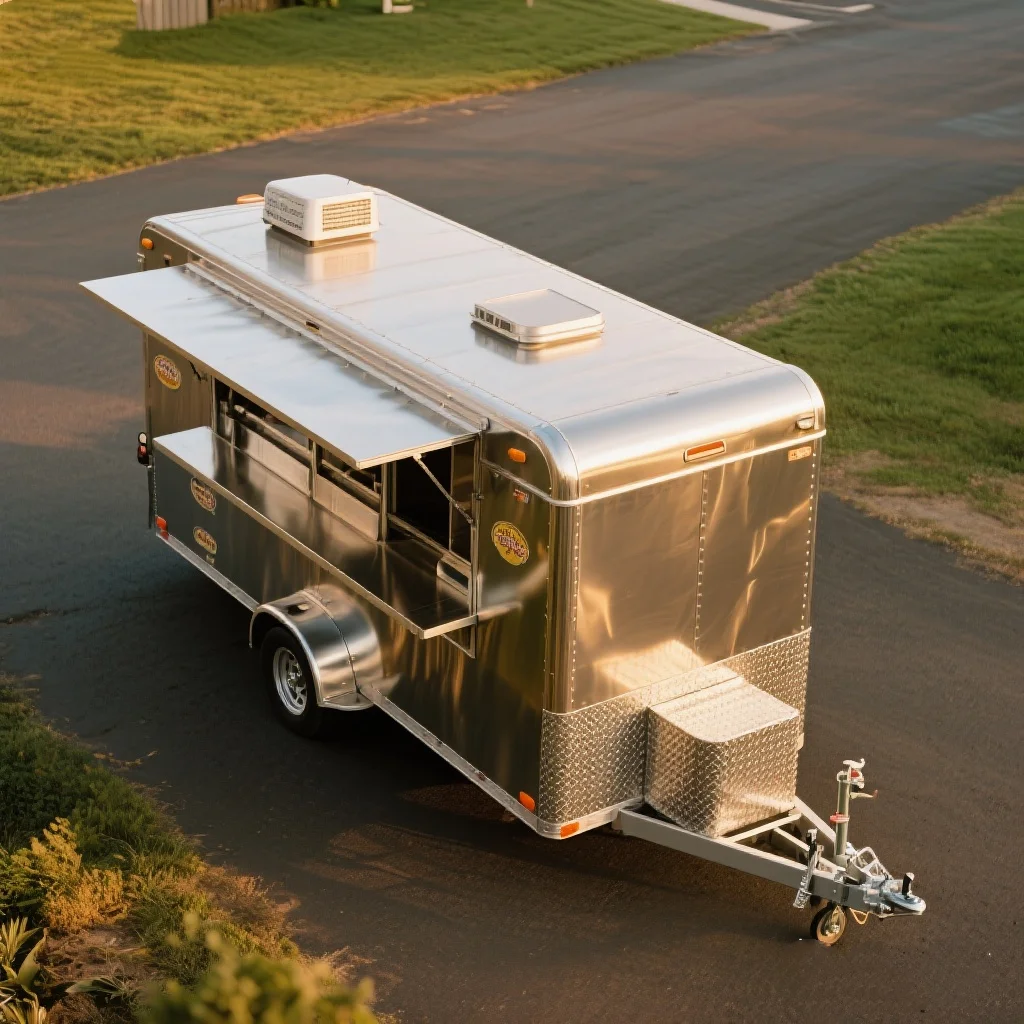 

Factory Price Food Trailer BBQ Food Trailer with Full Kitchen Pizza Food Truck Mobile Bar Trailer Catering Trailer