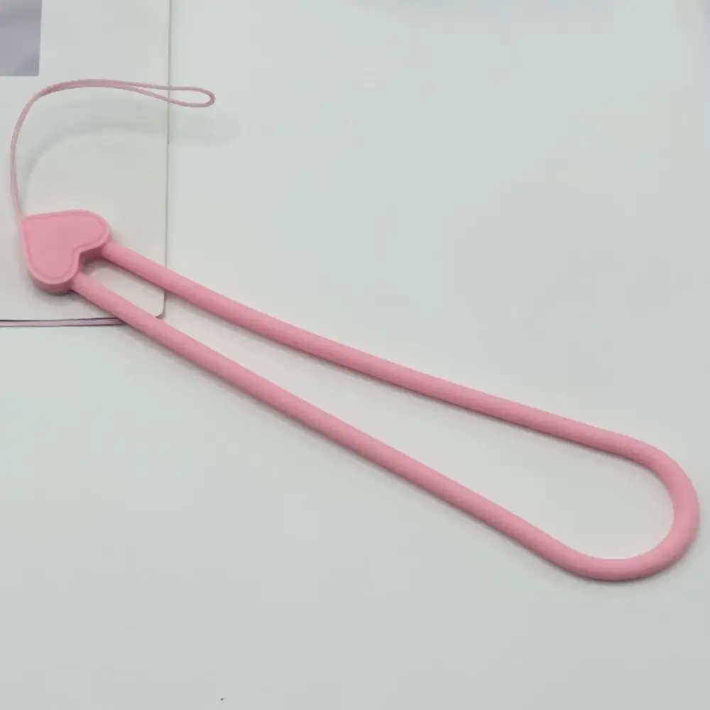 Silicone Wrist Hand Strap Phone Lanyard Short Rope Mobile Phone Strap Hand Strap Phone Charms Phone Hanging Rope