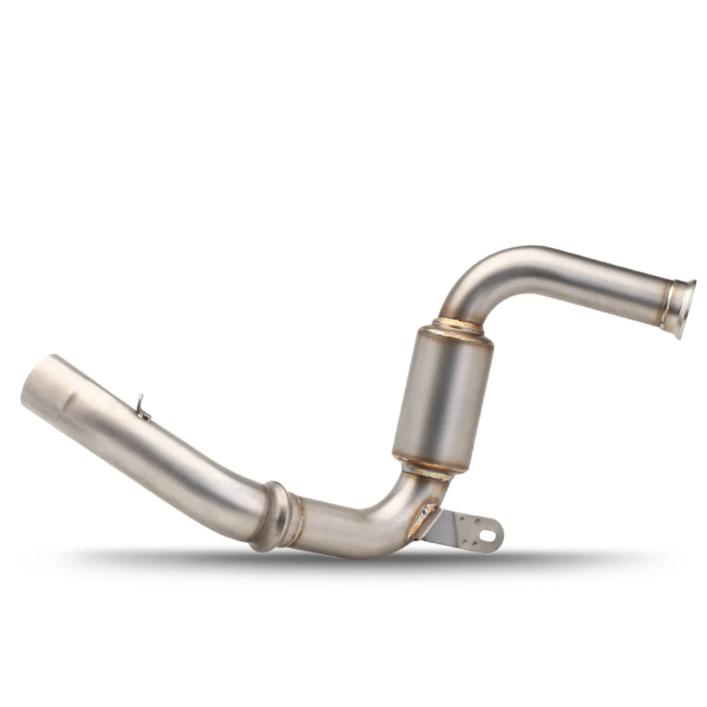 

STLF For DUKE 390 125 200 250 RC390 17-21 Years Motorcycle Exhaust Escape Modified Mid Link Pipe With Catalytic