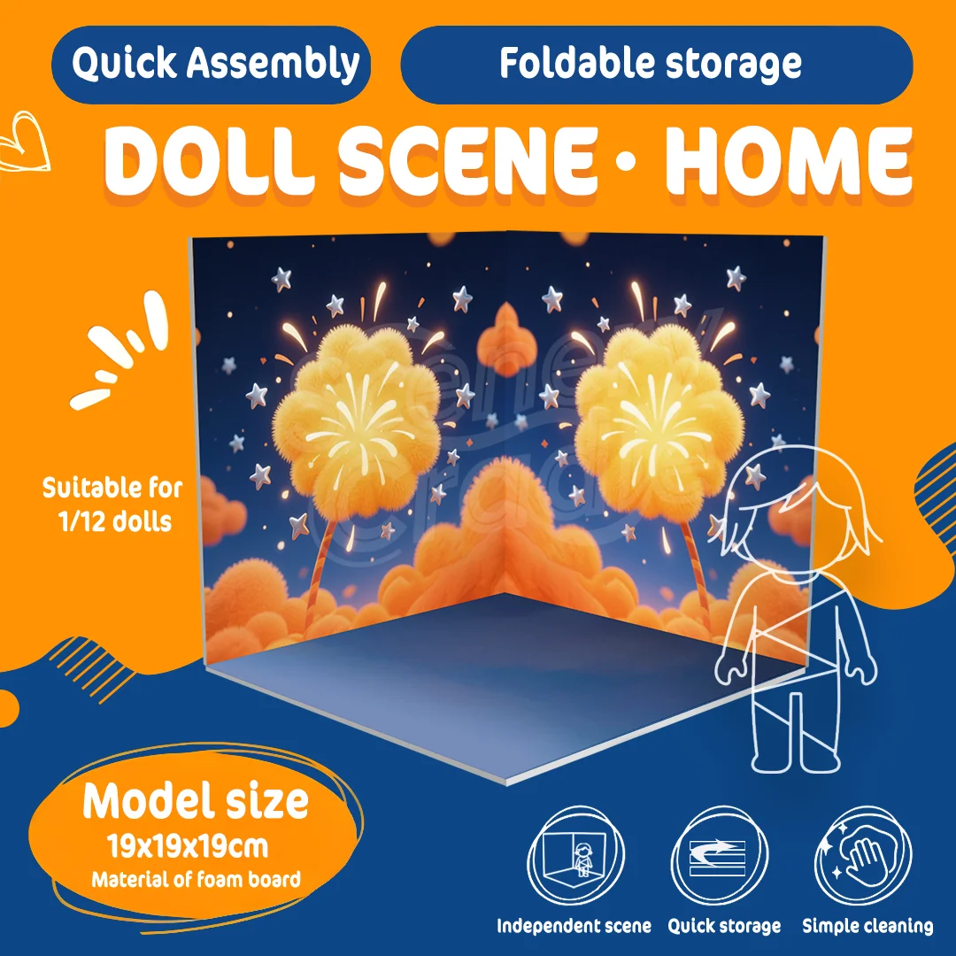 

1/12 PVC Display Backdrop Background Collection Show Vehicle Model Showcase for Miniature Scene Decoration