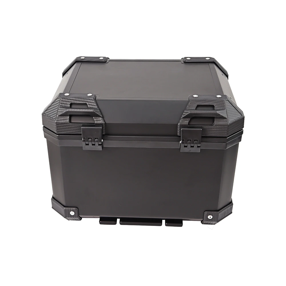 45L Motorcycle Helmet Box ABS Plastic Universal Top Tail Rear Luggage Storage Tool Cases Lock For BMW R1200GS Honda Yamaha