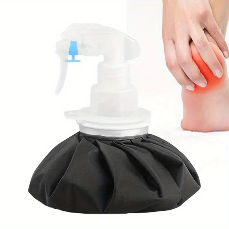 Reusable Ice Bag Packs with Spray Bottle Nozzle Hot & Cold Therapy for Knee Leg Injury No-Leak Breathable Waterproof Ice Bags