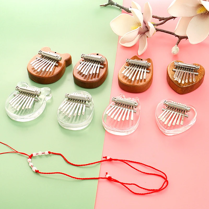 8 Keys Mini Wooden Kalimba High Quality Exquisite Finger Thumb Piano Marimba Musical Good Accessory Christmas Gift