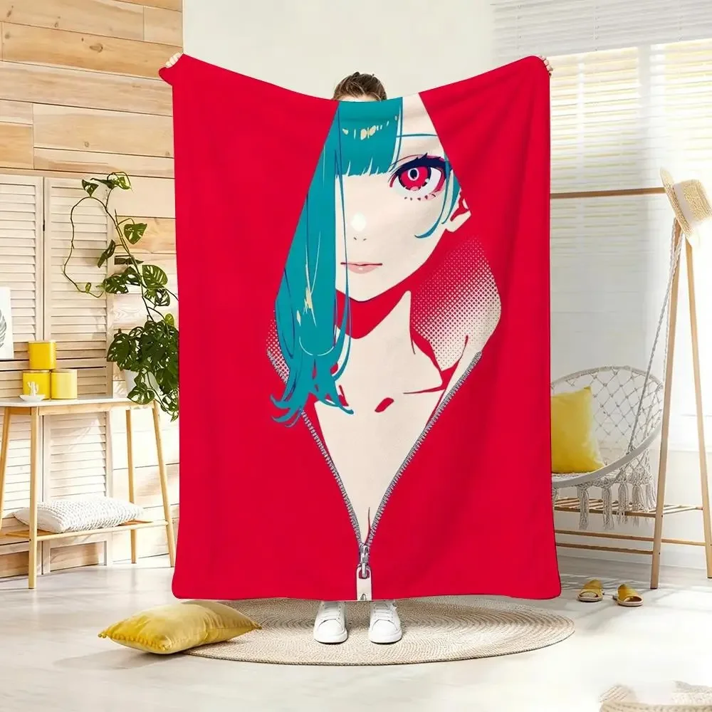 Cartoon pattern R-Red Hood Girls Throw Soft Warm Throw Blanket for Bedroom Living Room Bed Travel Camping Picnic Gift