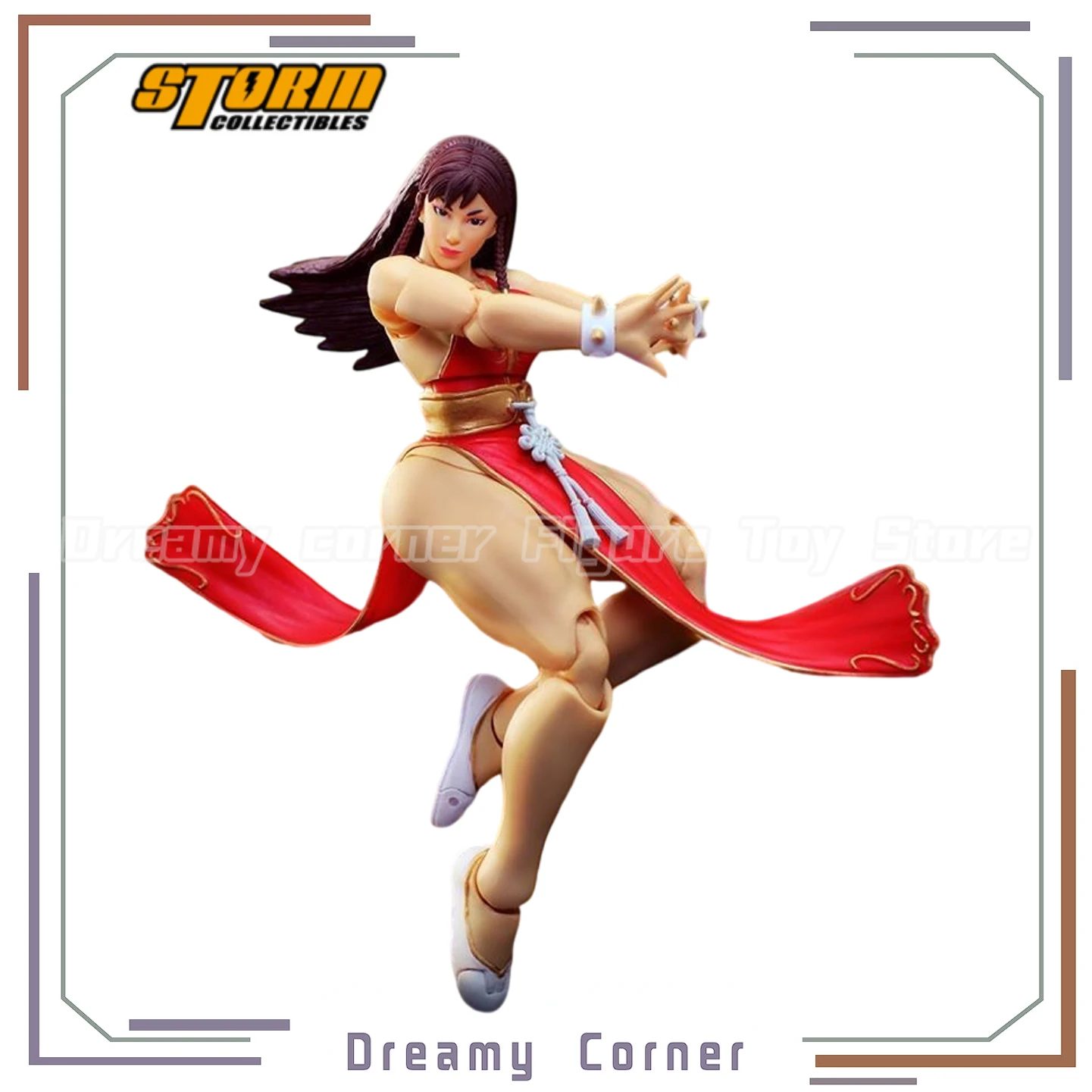 

【In Stock】Original STORM COLLECTIBLES Street Fighter Series CHUN-LI Red Combat Suit 1/12 Action Figure Toy Model Gift
