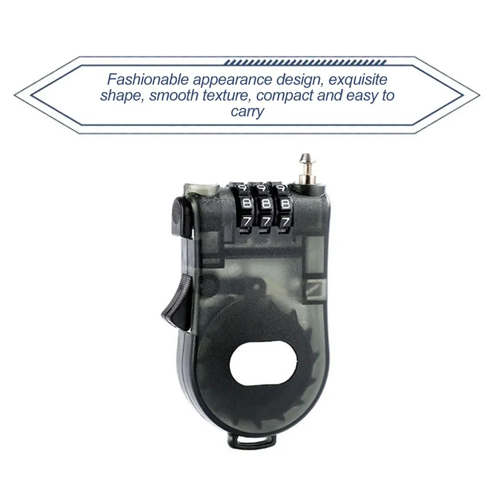 حار قفل برمز تلسكوبي سلك حبل الصلب كابل حقيبة سيارة زلاجة دراجة خوذة عالية الدقة رمز عجلة قفل بكلمة مرور للدراجة