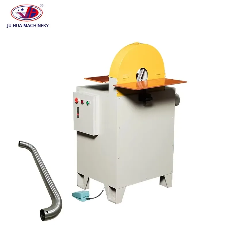 Semi-automatic Aluminum Stainless Steel Welded Pipe Tube Polishing Machines Belt Sander Machine for Metal