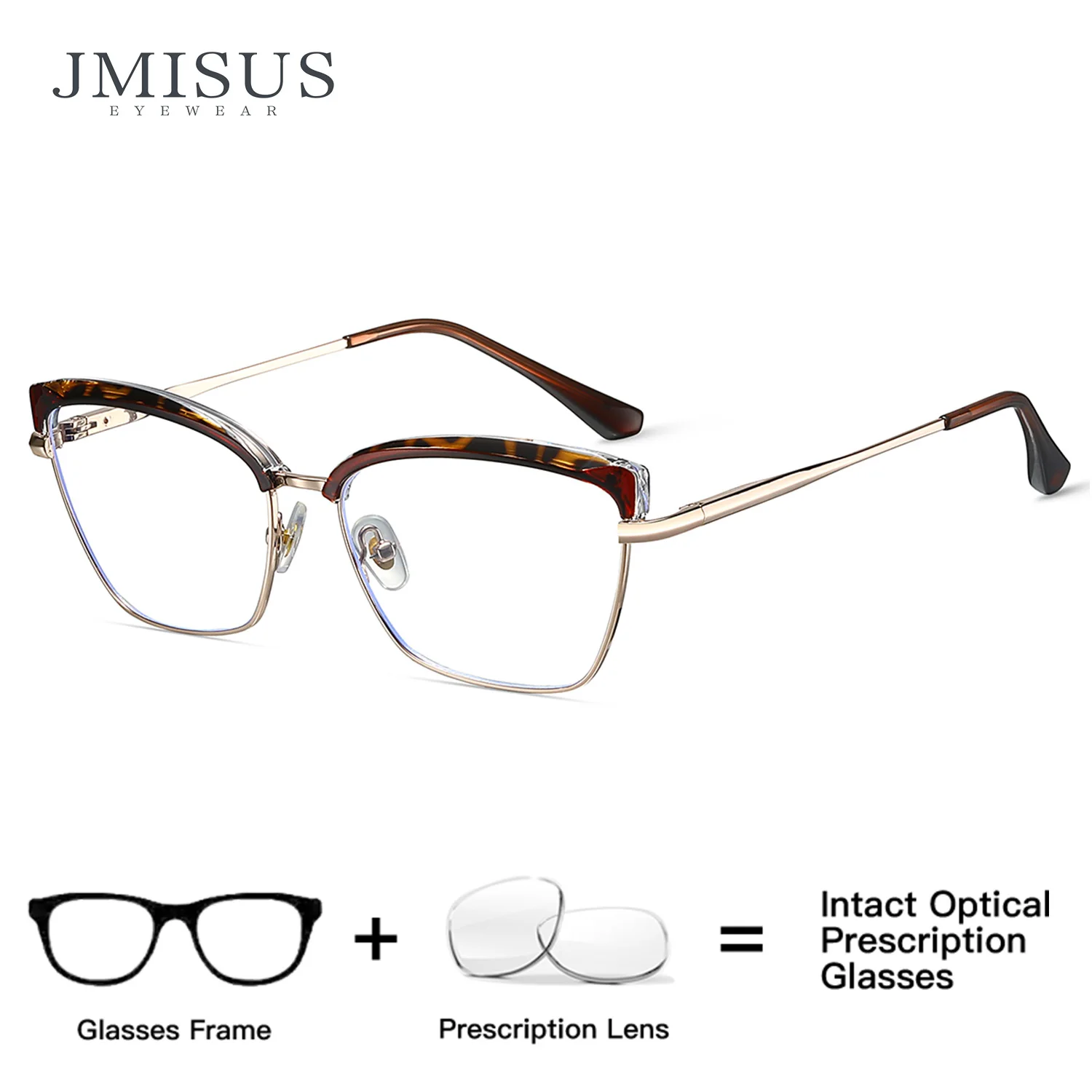 

JMISUS 2026 New Arrivals Custom Cat Eye Prescription Glasses Women Anti-Blue Ray Photochromic Butterfly Multifocal Eyewear