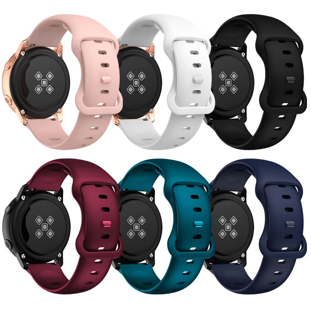 20/22mm Silicone Sports Band For Garmin Forerunner 165 265 570 255 Venu SQ 3 2 Vivoactive 4 5 6 Soft Bracelet For AMAZFIT BIP6 5 view 2