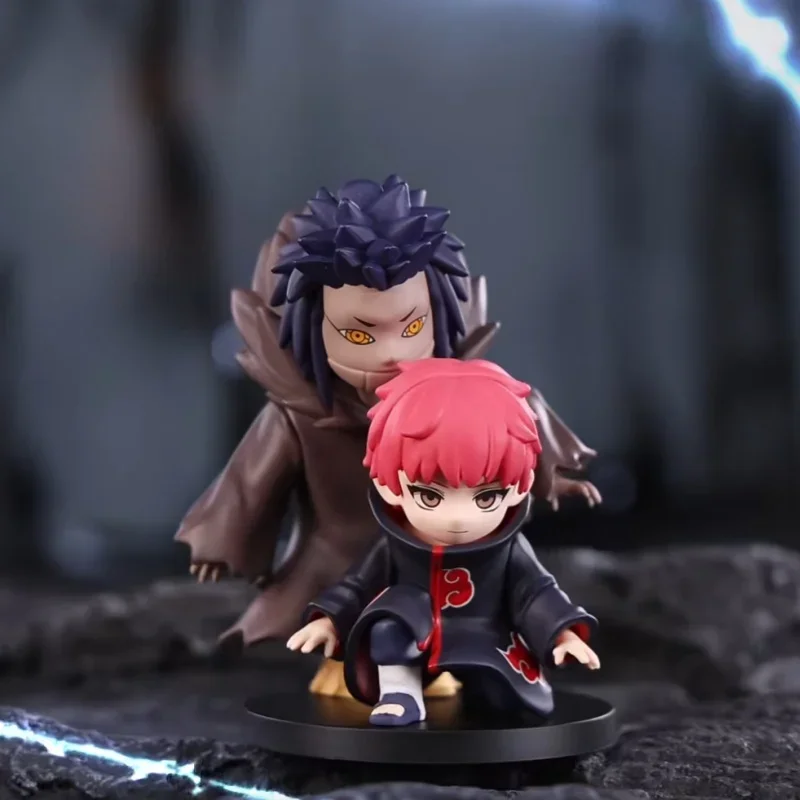 POPMART GONG Naruto Shippuden Akatsuki Arc Series Blind Box Guess Bag Original Toys Doll Cute Anime Figure Ornaments Gift