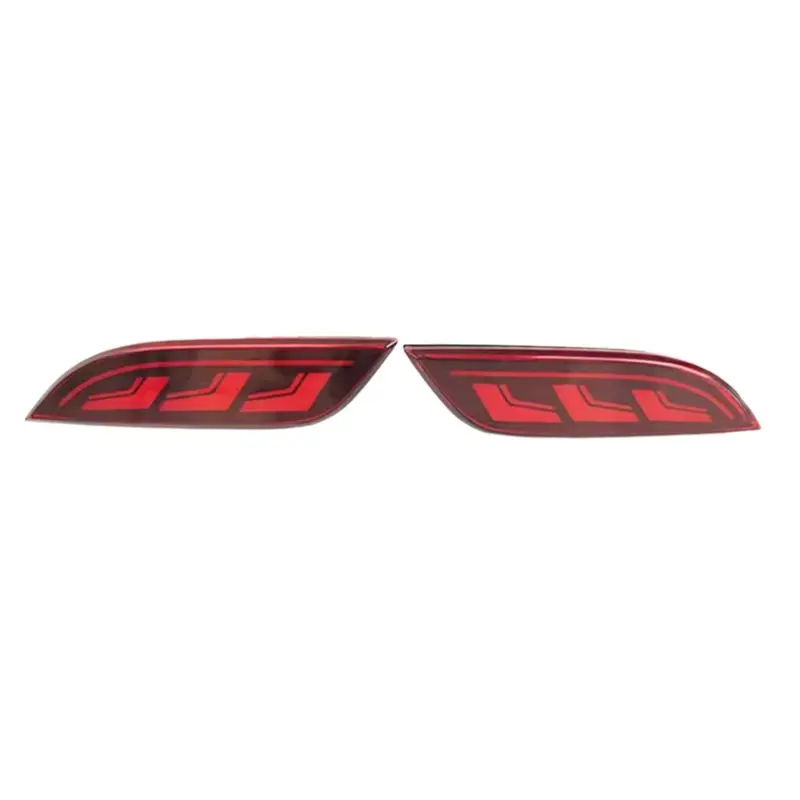 

Car For Spark 2010-2015 Dynamic Turn Signal LED Rear Bumper Lights Brake Light Reflector Light