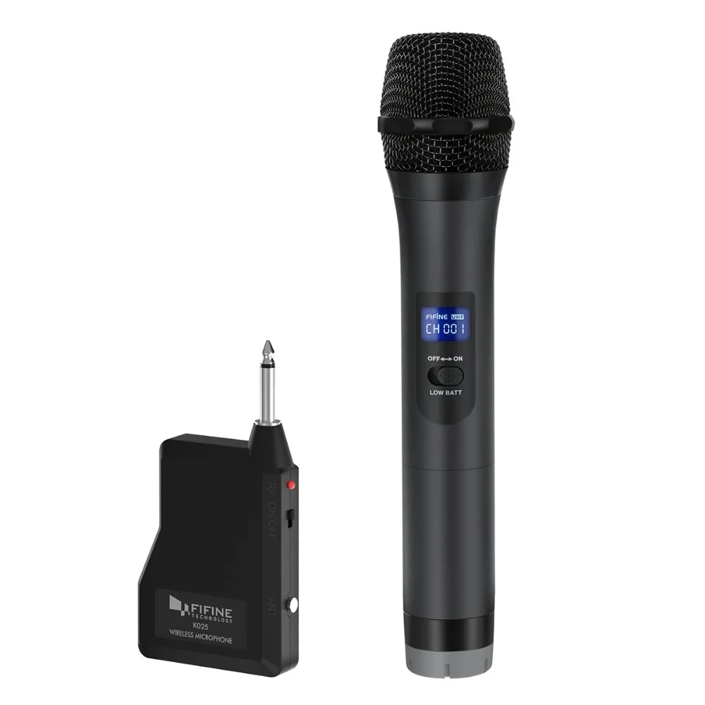 New UHF Wireless Handheld Dynamic Microphone& Receiver for Outdoor party Wedding Bar Live Show School conference Karaoke