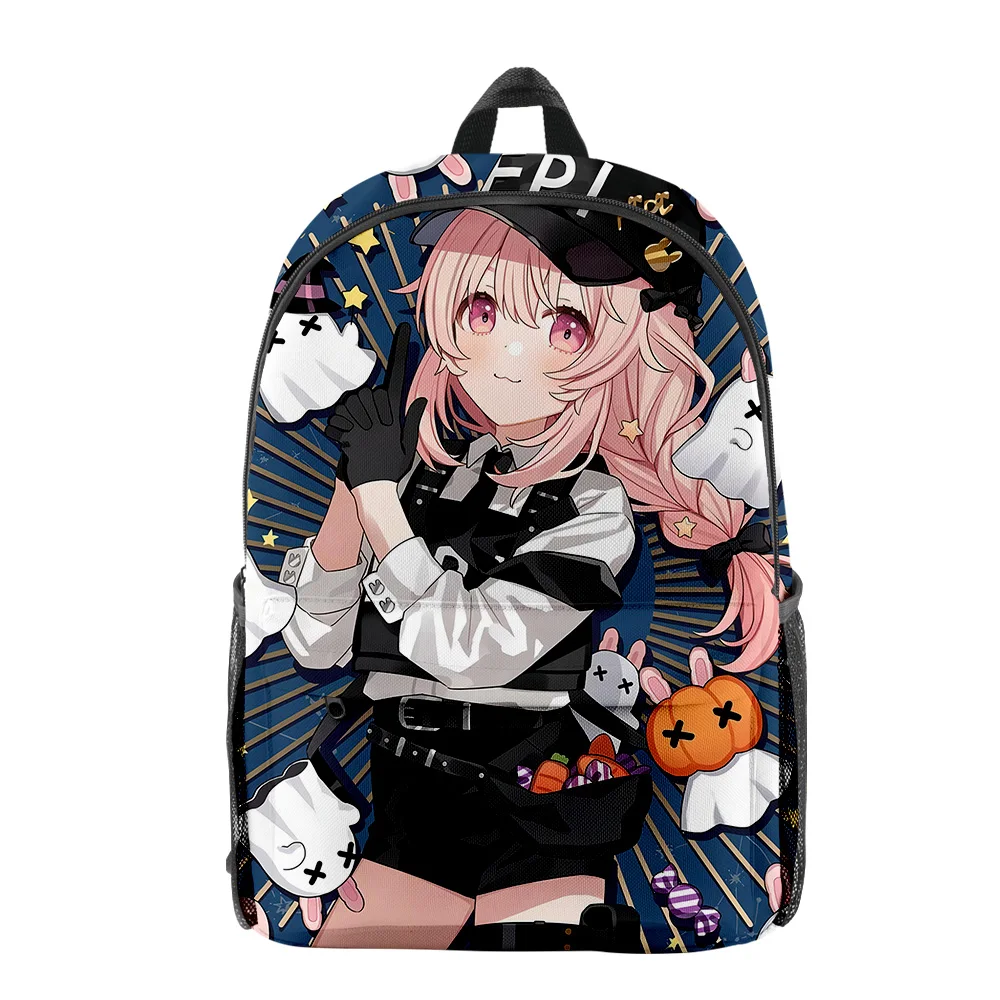 

Забавный рюкзак VTuber Pipkin Pippa в стиле аниме, сумка для книг в стиле аниме, рюкзаки для ноутбуков с 3D принтом, оксфордские водонепроницаемые дорожные рюкзаки для мальчиков и девочек
