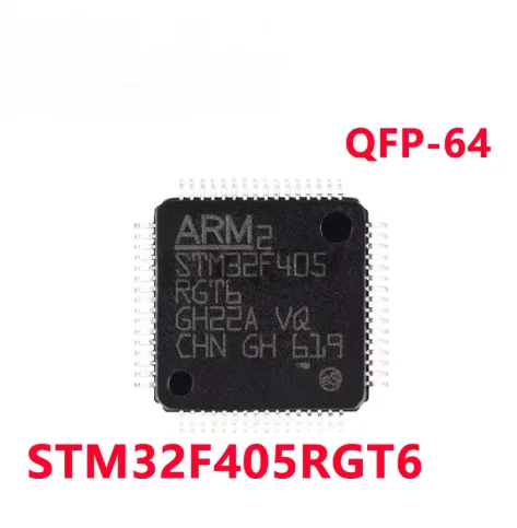 1/PCS New HSTM32F405RGT6 STM32F405 RGT6 QFP64 32-bit microcontroller chip In Stock
