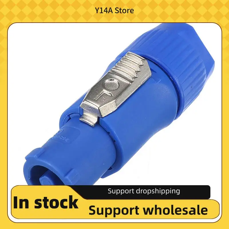 

Y14A 60Pcs 3 PIN AC Powercon Connector Male Plug NAC3FCA NAC3FCB AC Cable 20A 250V Power Plug Adapter For Stage Light(A)