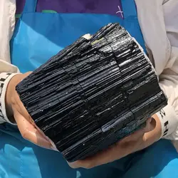 100% Natural Black Tourmaline Gravel Raw Gem Mineral Specimen Natural Crystal Stone Healing Magic Advanced Collection Eliminate