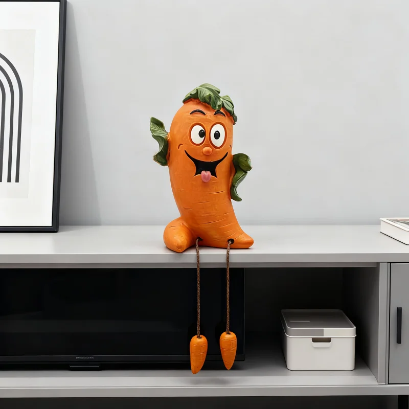 4Fun Fruit and Vegetable Figurines 1pc Avocado Strawberry Radish Tomatoes Vegetables and fruits cute-shaped sculpture ornaments