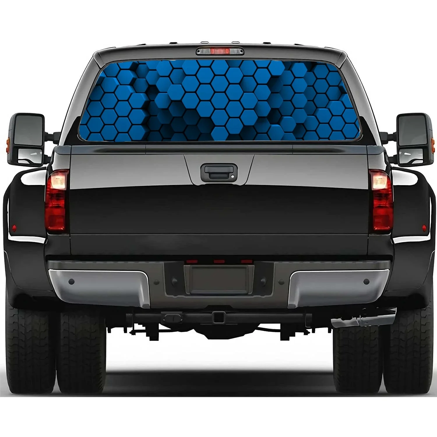 

honeycomb wallpaper Car Window Stickers Vinyl Translucent Decorative Truck Stickers Paint Film Car Decal Stickers