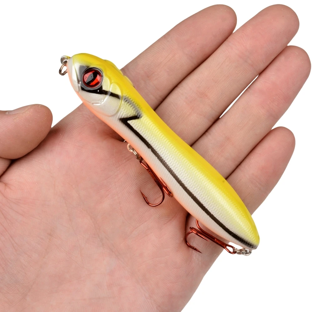 1PCS 10.5cm 16g Floating Pencil Fishing Lure Top Water Dogs Hard Lures Baits Wobbler Artificial Hard Bait Fishing Tackle Pesca