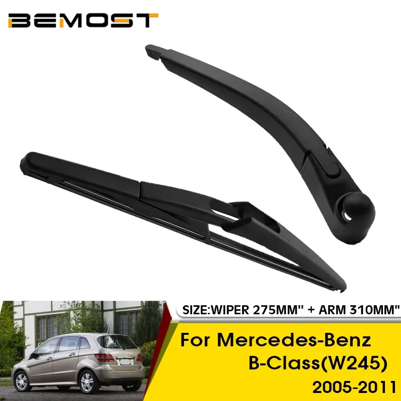 Car Wiper For Mercedes-Benz B-Class(W245) 2005-2011 Rear Back Windshield Windscreen Rear Wiper 275mm+Arm 310mm Car Accessories