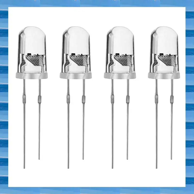 AT53 600Pcs/Lot 5Mm Round Purple Uv Led Diode Super Bright Water Clear Led Light Lamp Purple Color
