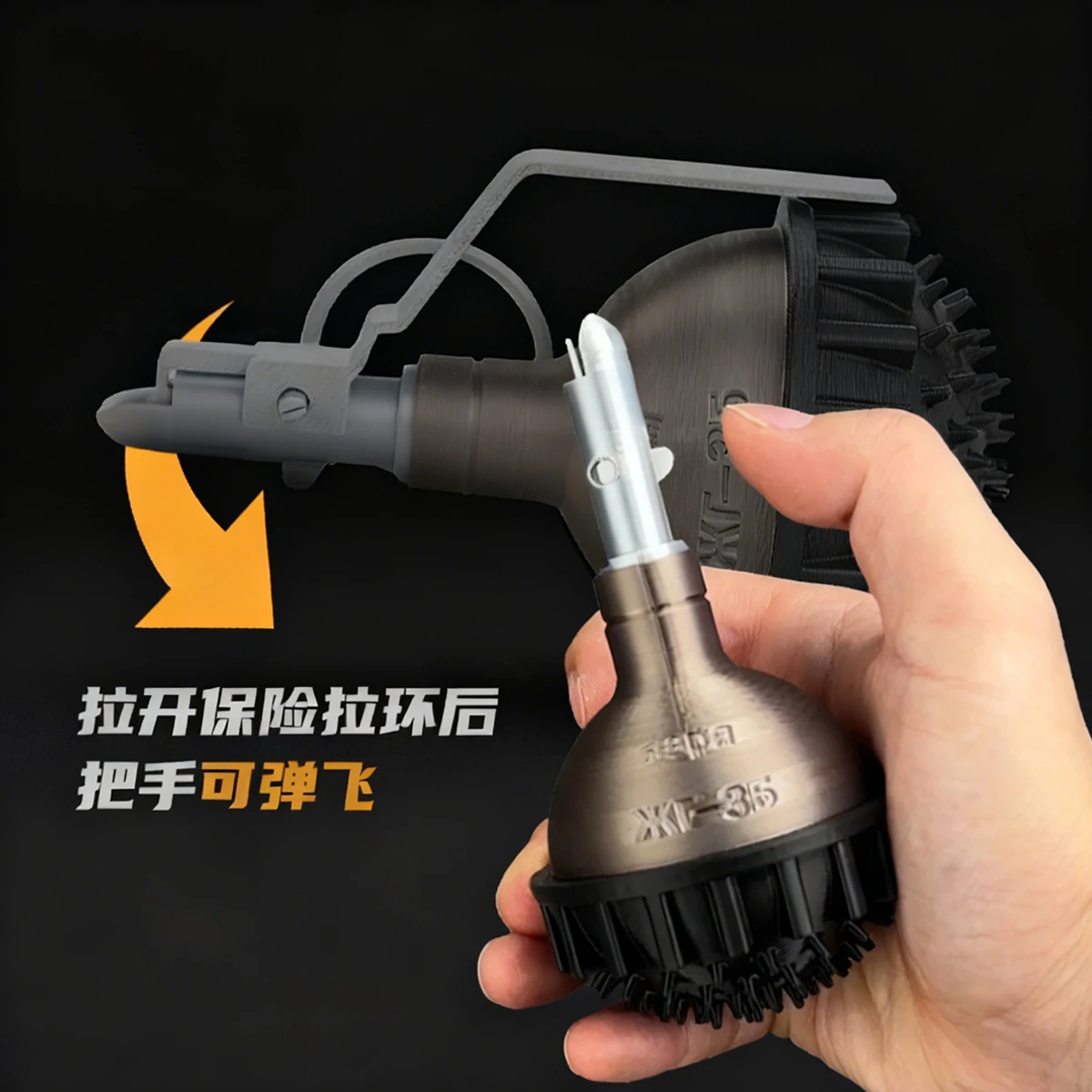 الهروب من Tarkov Zarya Flashbang نموذج EFT لعبة قنبلة يدوية Airsoft الألوان CS معدات ألعاب الرماية لدعائم الأفلام التأثيرية #2