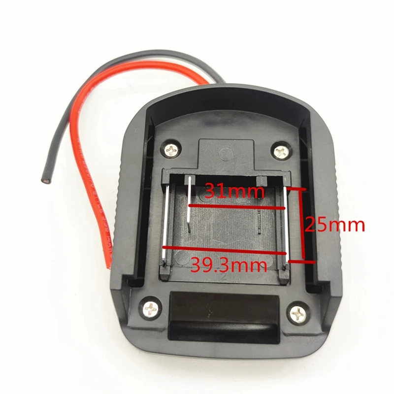 2Pc Battery Adapter For Makita 18V Lithium Battery Power Tool Connector Adapter Dock Holder For Power Tool BL1830 BL1840 Durable