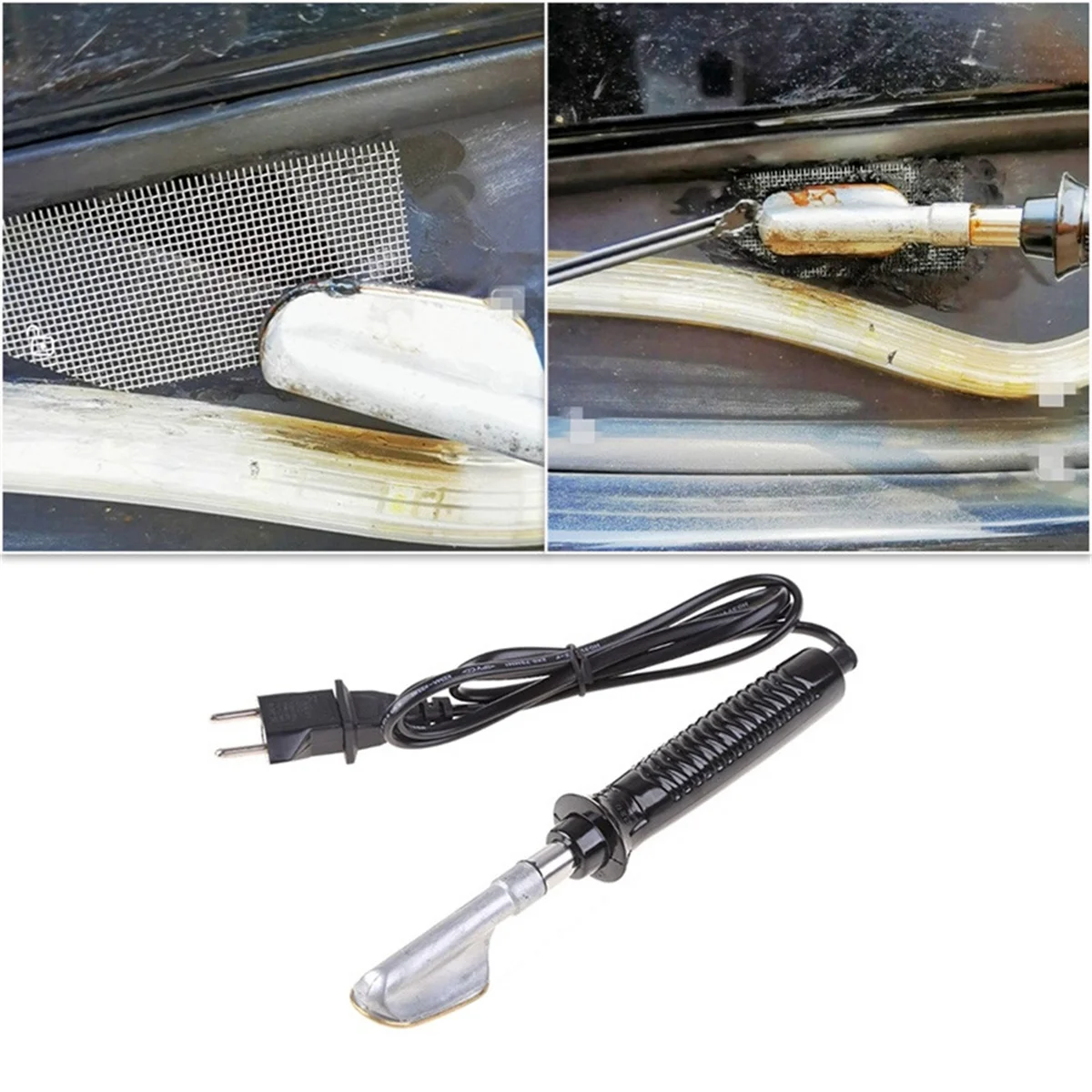 A96Q-50W Electric Soldering Iron Welder for Car Bumper Repair Plastic Crack Repair Spatula Smoothing Tools EU Plug