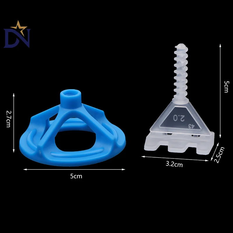 50/100PCS Tile Laying Wall Floor Fixing Construction Tools Ceramic Tile Leveling System Clips Spacers Straps Spiral Wadge