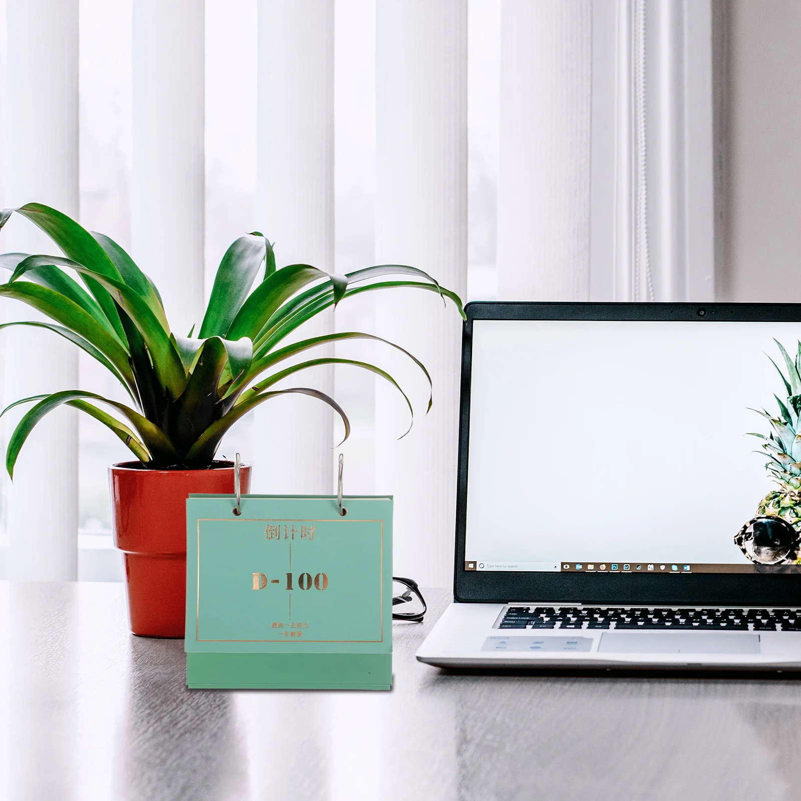 2023 Desktop Flip Thick Paper Countdown For Study Home Office Days Counting Calendar Examination Planner Easel Calendar Time