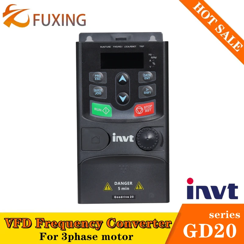 

INVT Inverter GD20-0R4G-0R7G-1R5G-2R2G-S2-4 VFD Frequency Converter 220V 380V Drive 0.4kw 0.75kw 1.5kw 2.2kw For 3Phase Motor